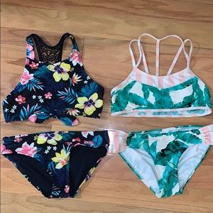 2 girls’ bikini sets